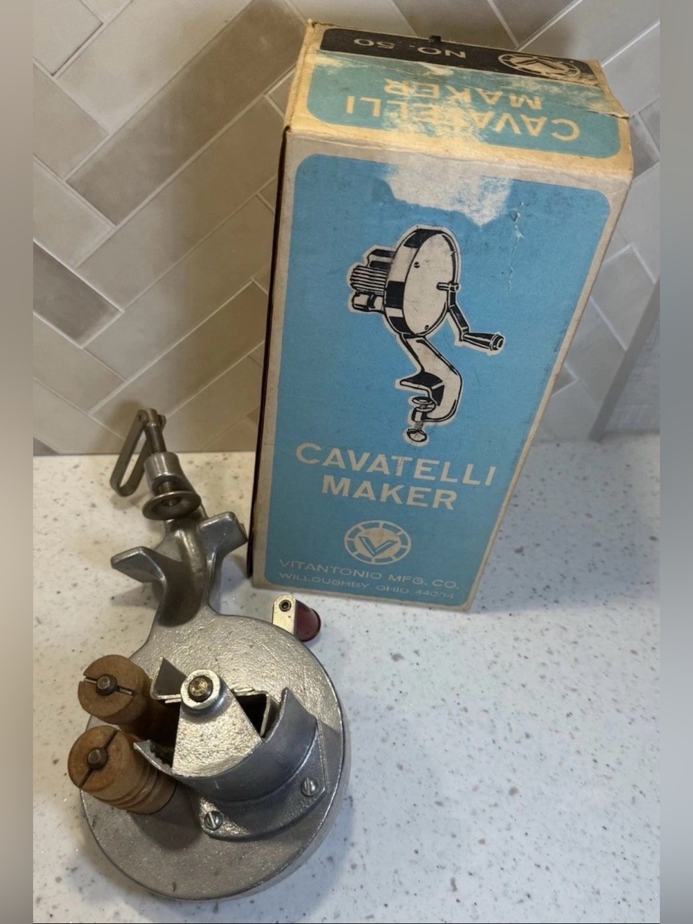 Vitantonio Model no. 50 Cavatelli Pasta Maker I
Original Box Unused